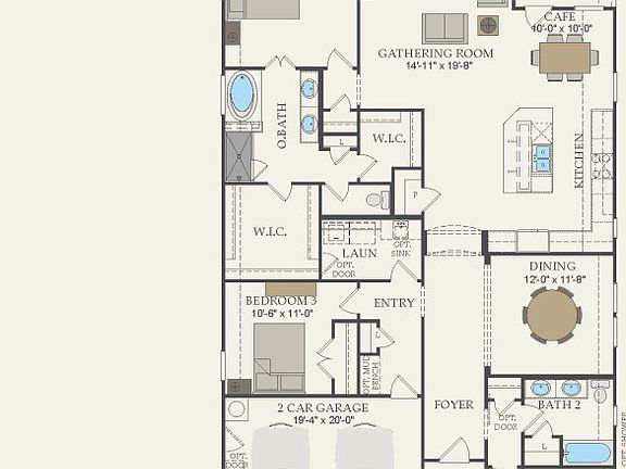 First Floor 3 br 2 ba