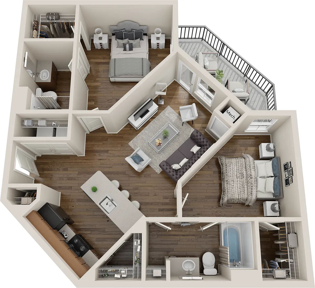 Floor plan B3