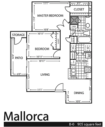 Floor plan Mallorca