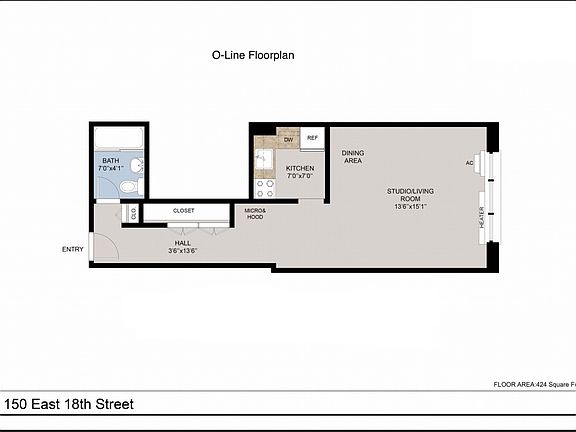 2nd image of 150 E 18th St APT 4O