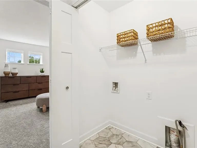 virtually staged primary closet