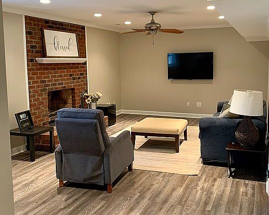 Finished basement