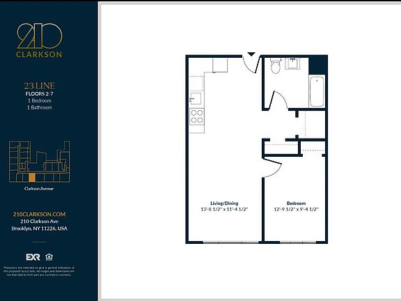 2nd image of 210 Clarkson Ave #723