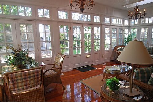 Garden room entrance