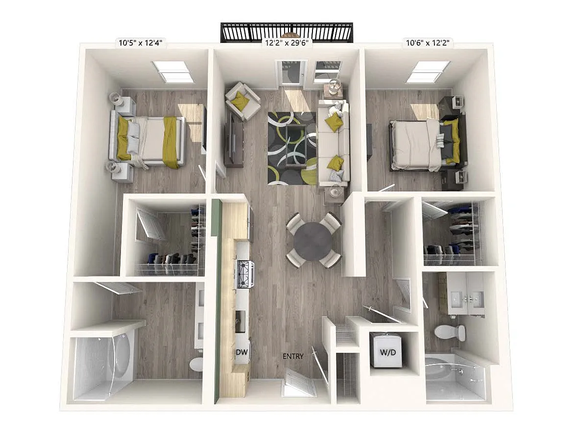 Floor plan BM2-FinishI-1022-1101sf
