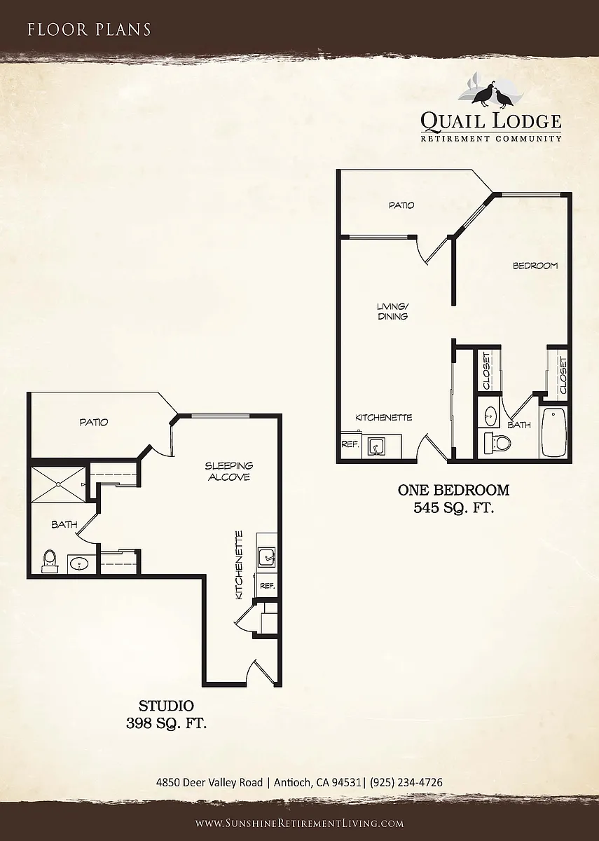 Floor plan Studio