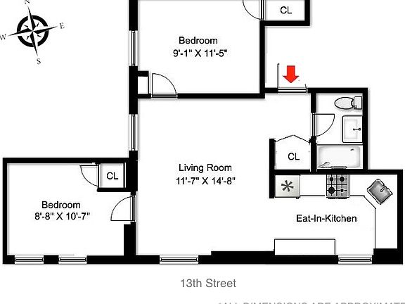 2nd image of 251 E 13th St APT 5