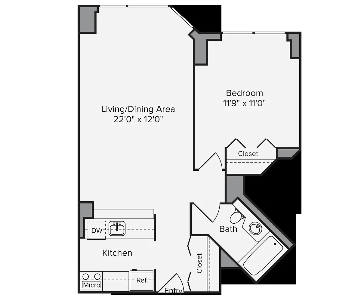 Floor plan A1-667-K-F-Classic