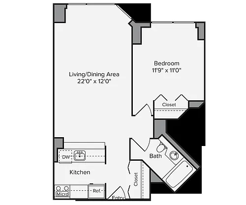 Floor plan A1-667-K-F-Classic