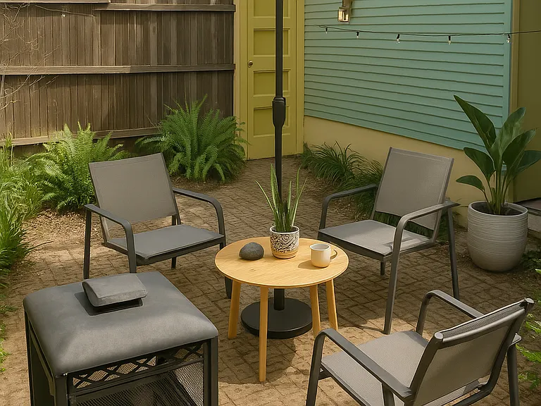 Enjoy your large private patio!