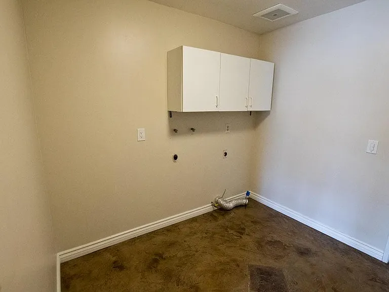 HUGE laundry room with washer and dryer hookups.