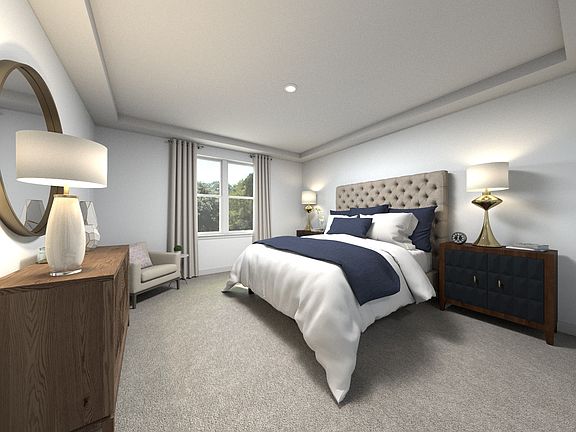 Rendering of the San Marino Primary Bedroom.