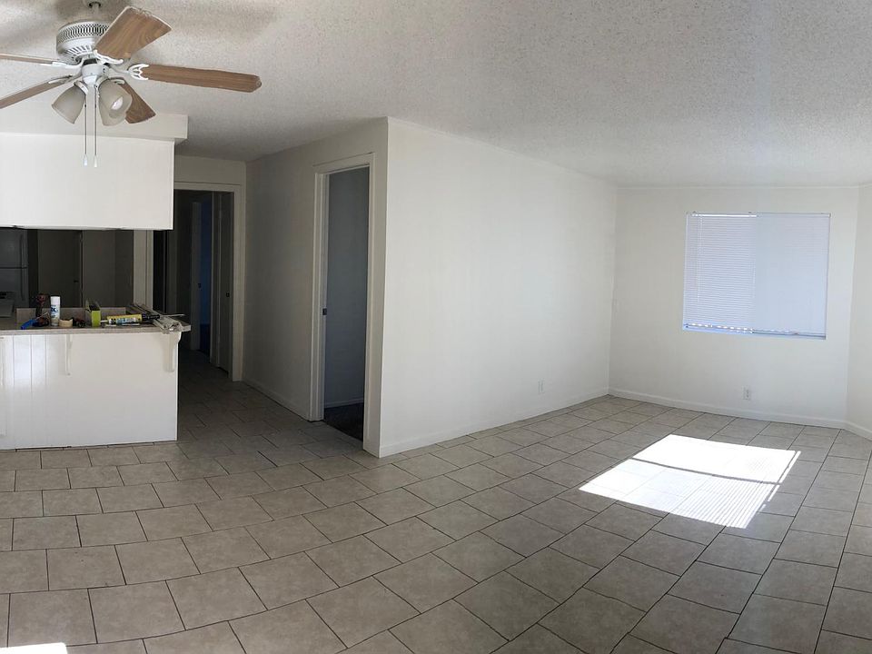 Light, bright and open upstairs unit with tiled floors.