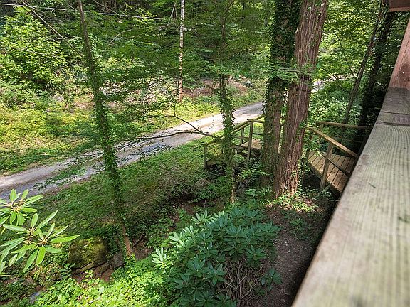 Creek view from front porch