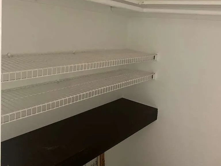 hallway closet/office