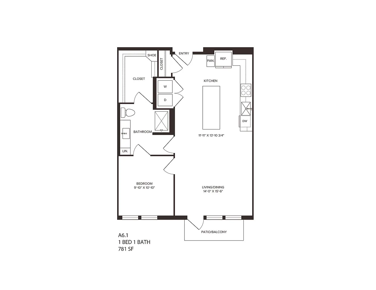 Floor plan A61