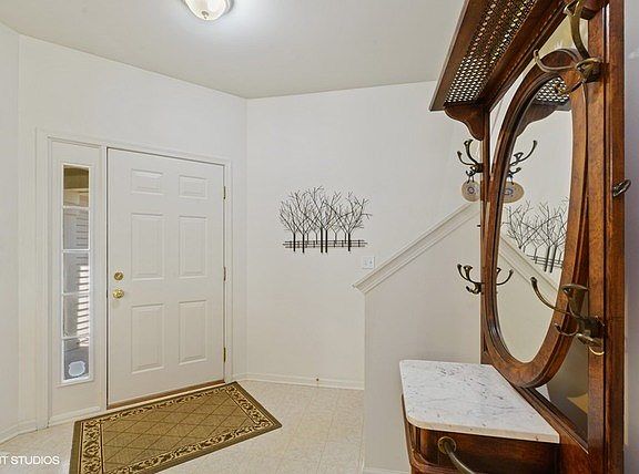 Welcoming foyer with entry closet!