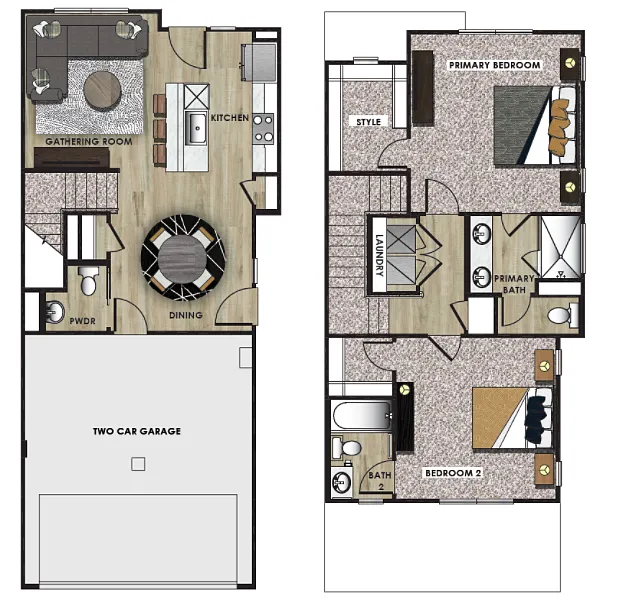 Floor plan B1 2X25