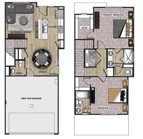 Floor plan B1 2X25