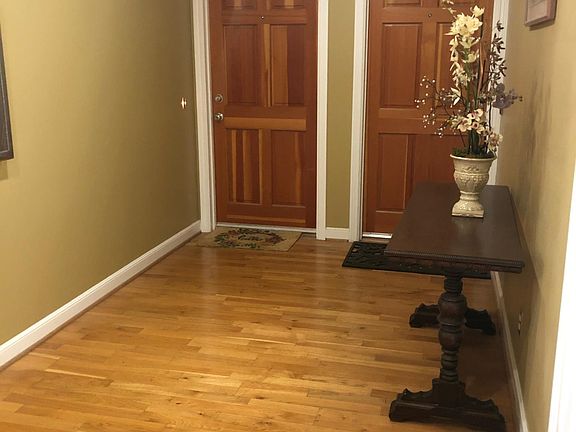 Apartment entry on left