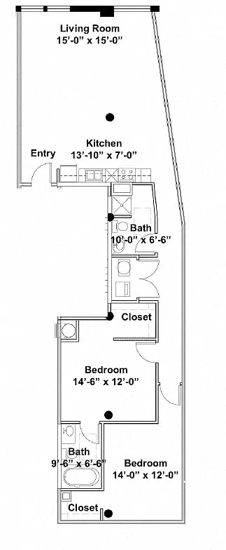 Floor plan The Thaxton