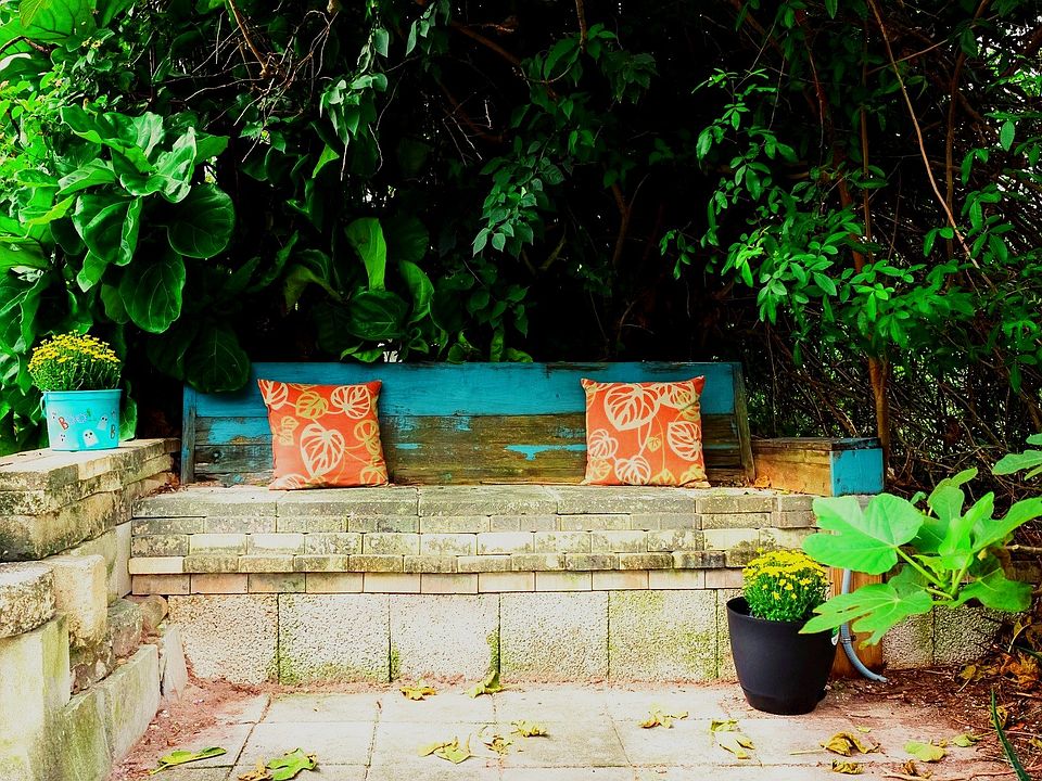 Cool subtropical backyard