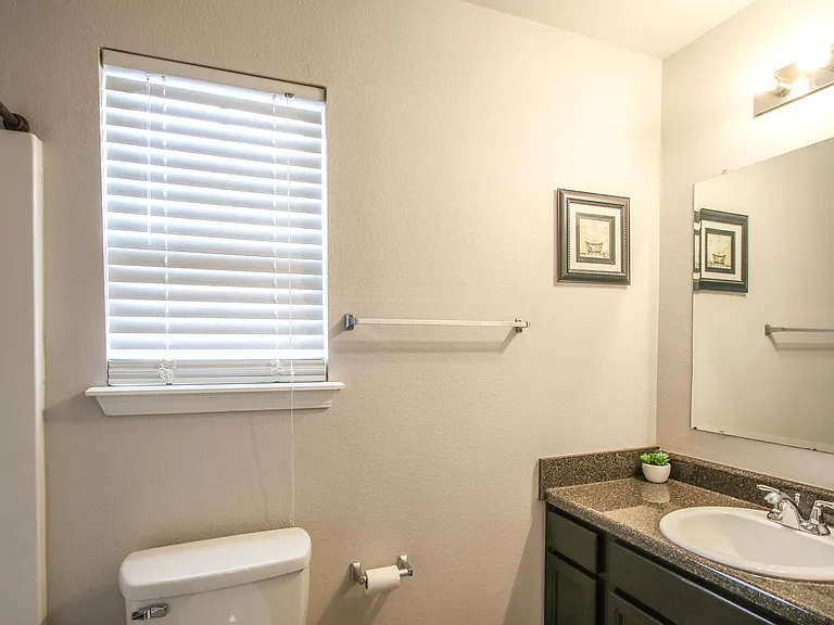 bathroom 2 - full bath with shower over tub