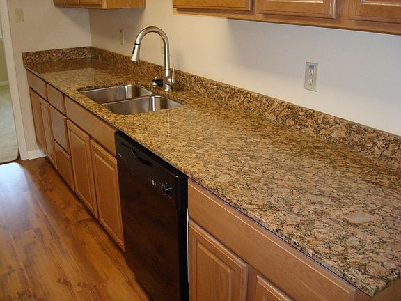 Lovely Granite Counter and New Cabinets