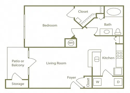 Floor plan The Shanty