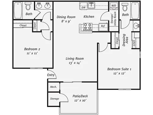 Floor plan B1