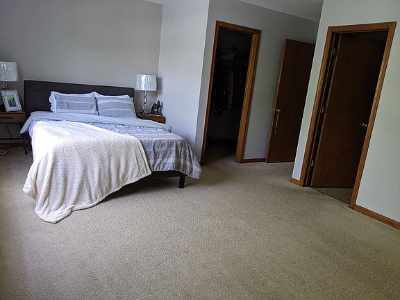 Master Bedroom, Walkin Closet. Bath with 2 sinks