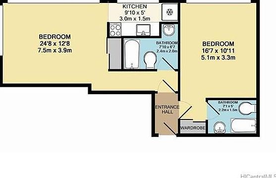 Floorplan (does not include studio unit on the right)