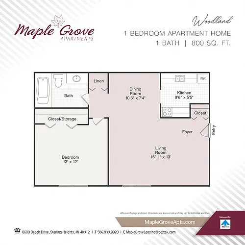 Floor plan Woodland