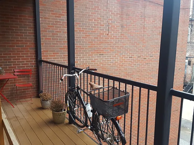 Small private deck