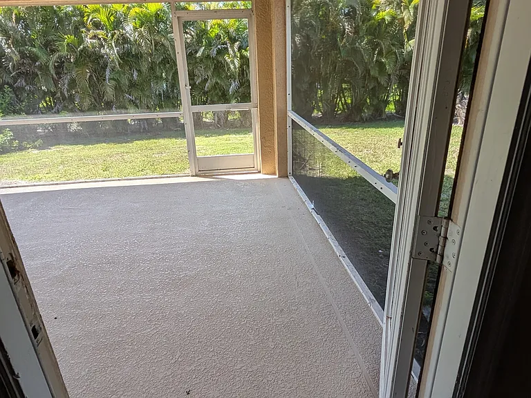 to the outdoor patio