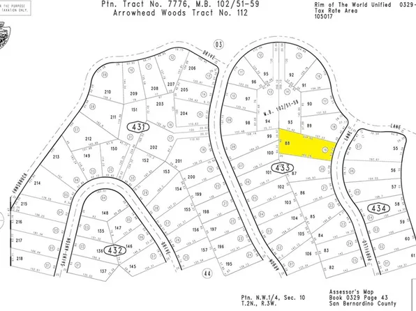 1356 Portillo Ln Lot 88, Lake Arrowhead, CA 92352