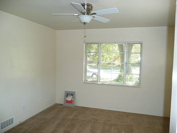 One of three bedrooms