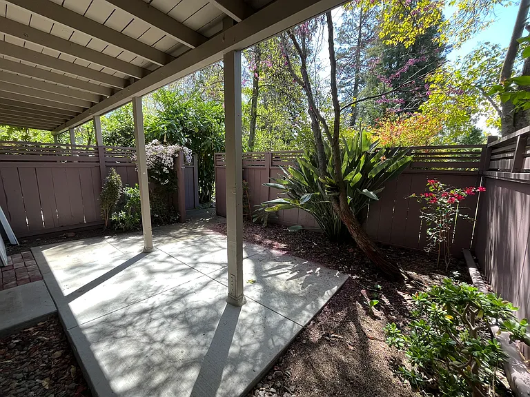Private patio: large 1 BR units (downstairs). Upstairs units all have covered private decks.