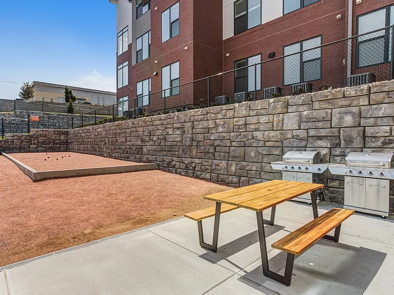 Welcoming Picnic Area with Bocce Ball court and Grill Stations