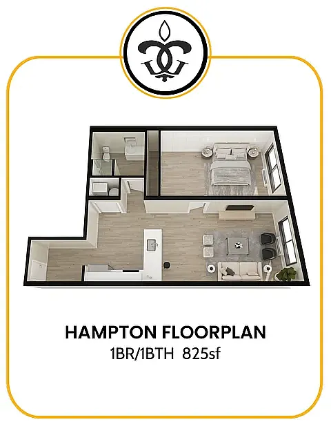 Floor plan Hampton