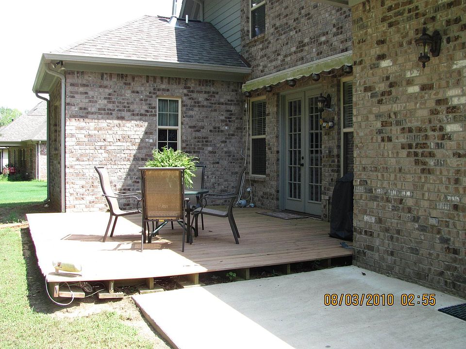 Close up of open patio and deck