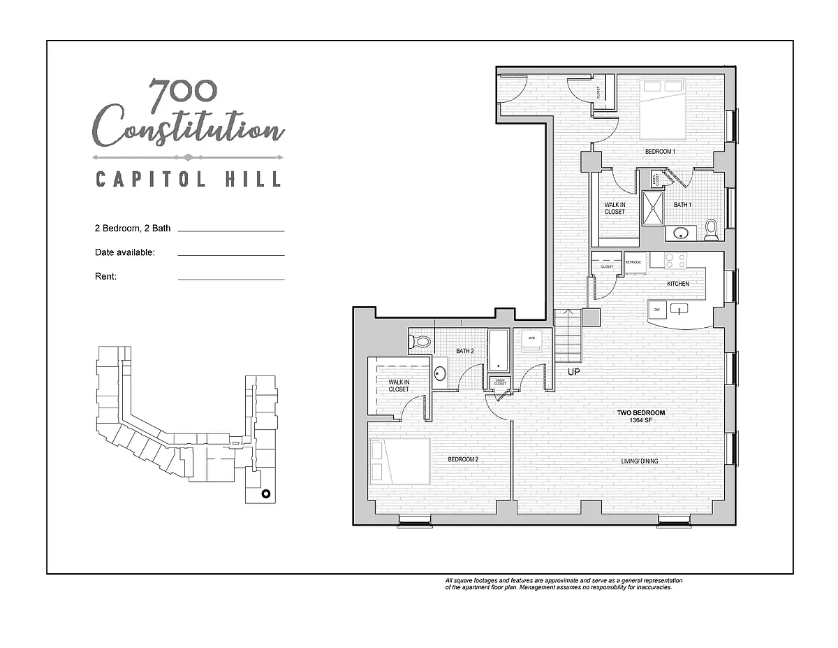 Floor plan 2B 2B T15