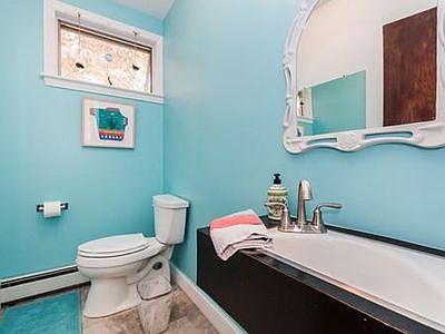 powder room off great room