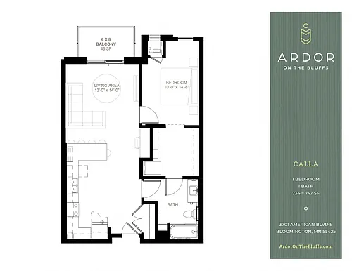Floor plan Calla