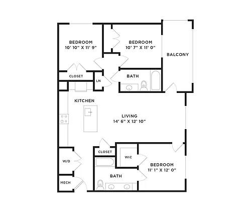 Floor plan C1A