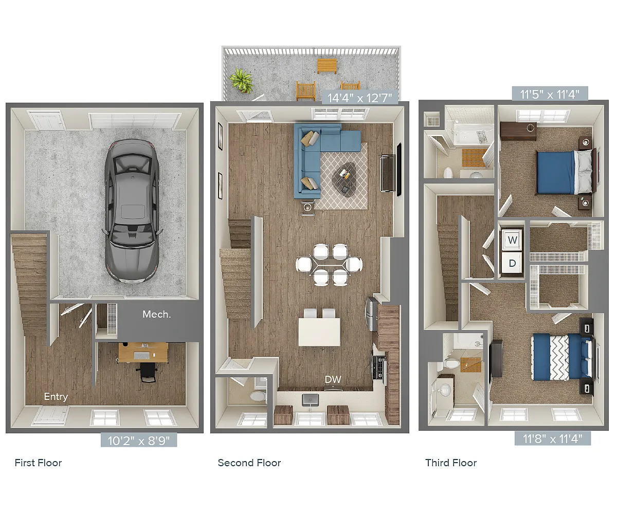 Floor plan BT5D-1405
