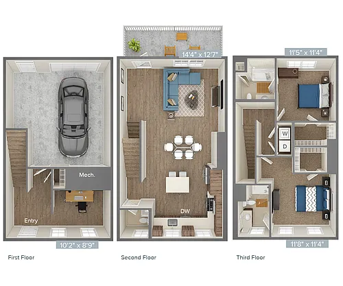 Floor plan BT5D-1405