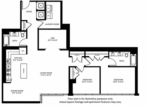 Floor plan B8