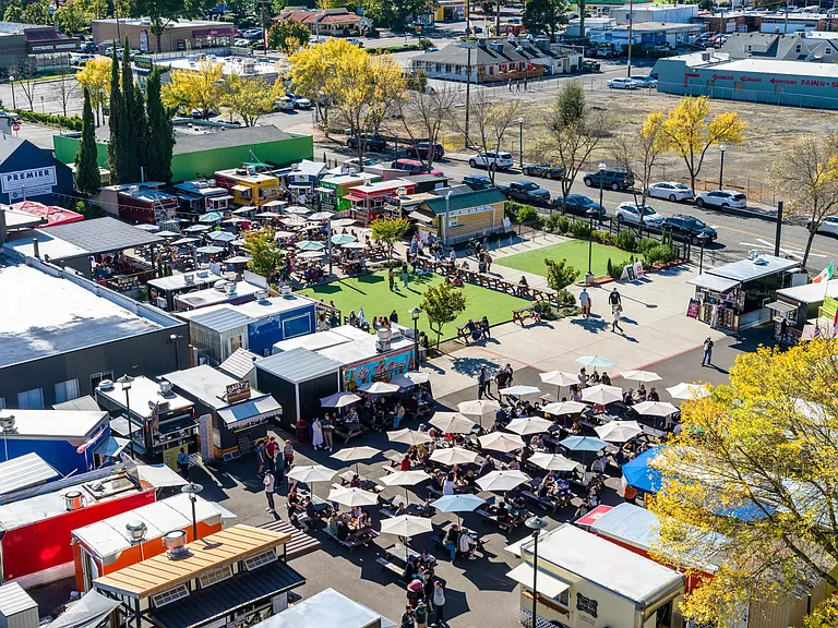 Modera Beaverton is just 0.4 miles from BG's Food Cartel, offering a variety of tasty food options.