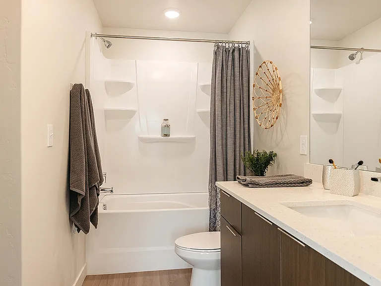 A clean, functional bathroom designed for everyday comfort.